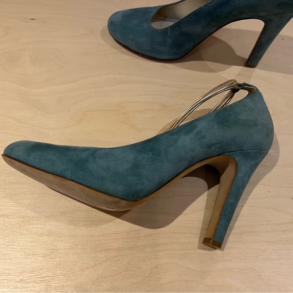 Maison Martin Margiela Paris - suede heels with ankle strap. Size 38 (euro). - Picture 3 of 5